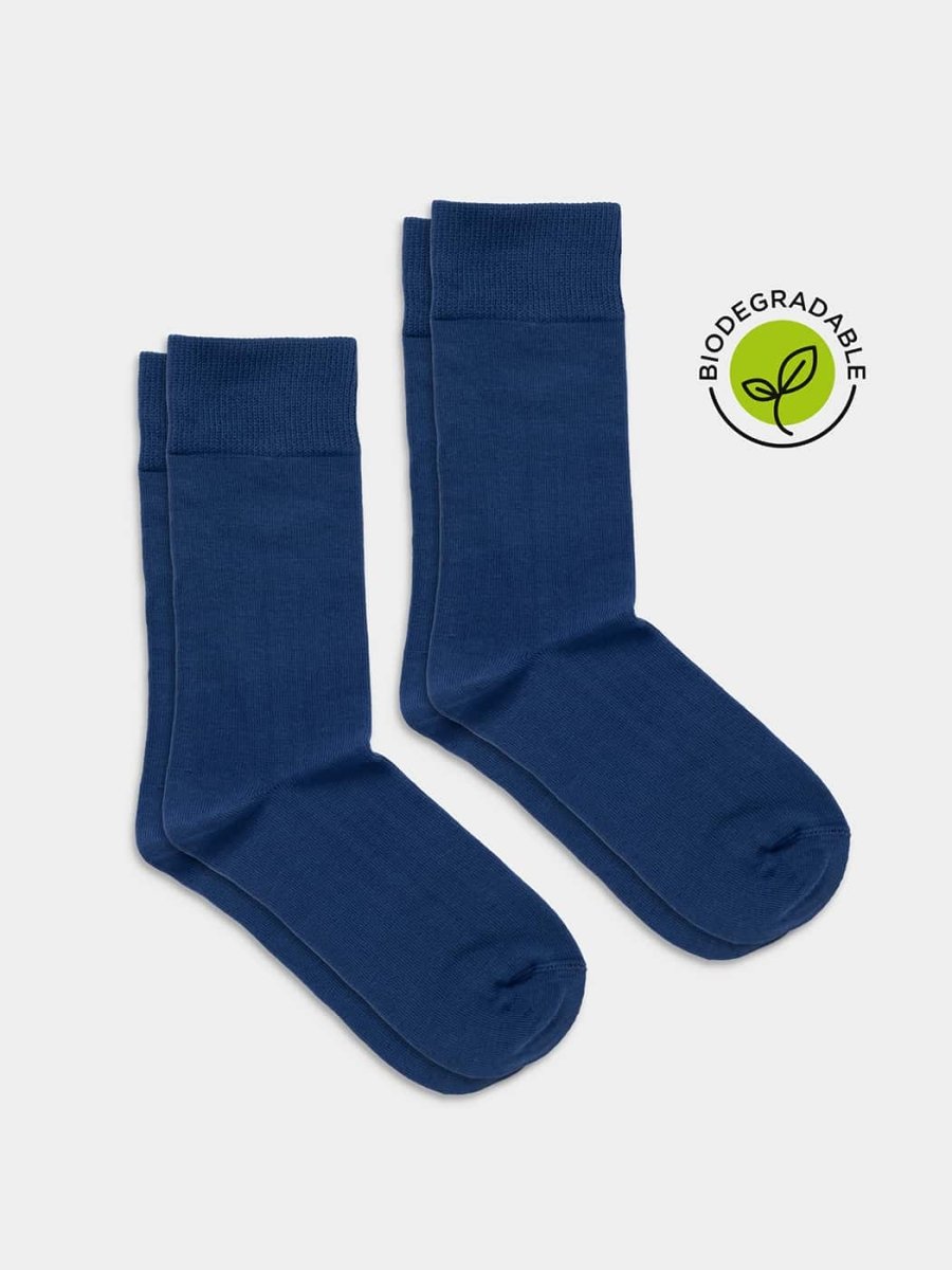 Socken - Sets D - Compose Royal Blue (2er Pack) von DillySocks