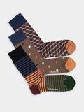 Socken - Sets Earthy Tones (3er Pack) von DillySocks