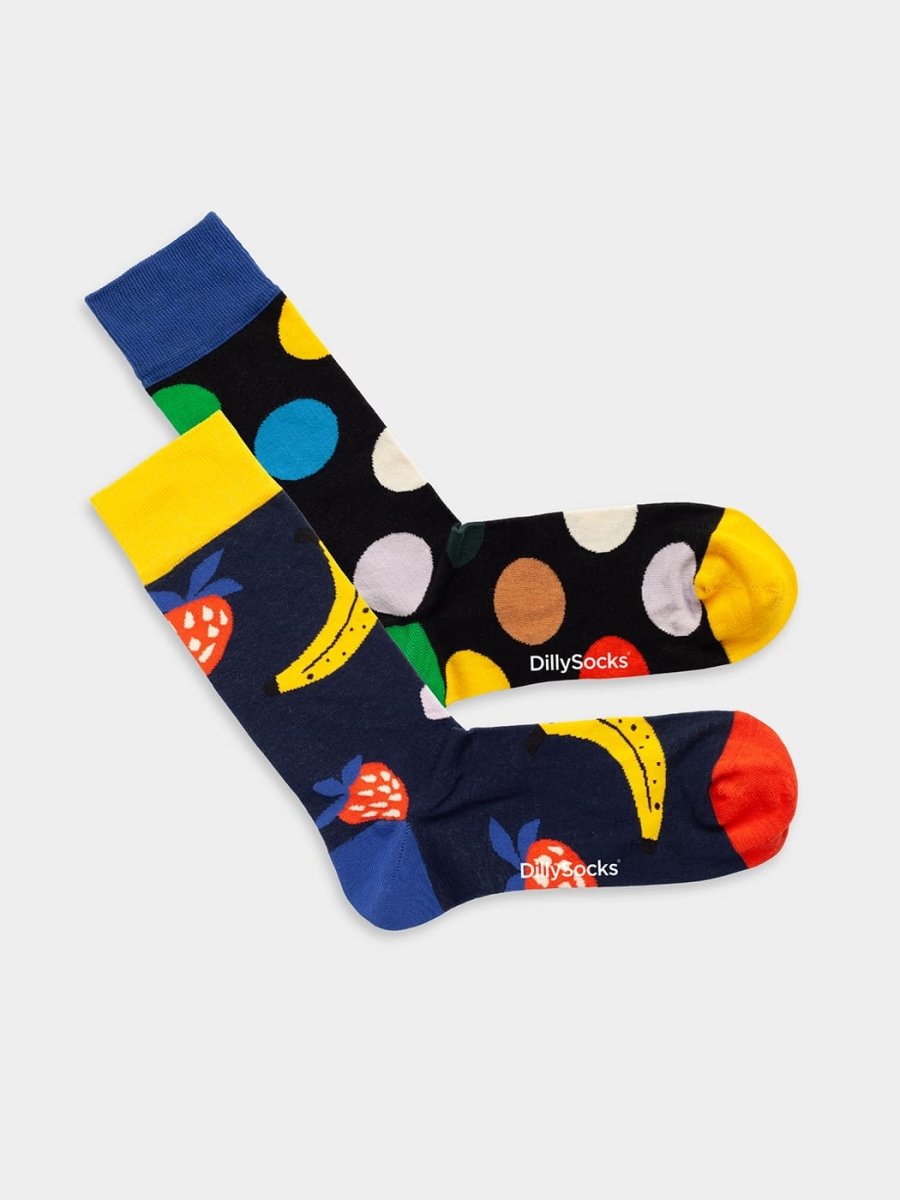 Socken - Sets Fruit Confetti (2er Pack) von DillySocks
