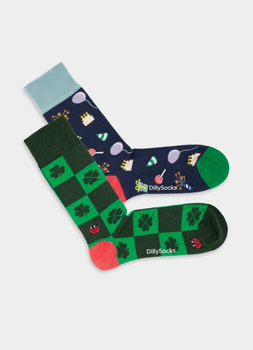 Socken - Sets Lucky Celebration (2er Pack) von DillySocks