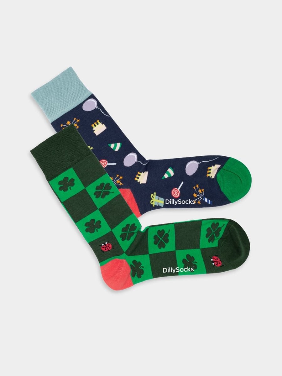 Socken - Sets Lucky Celebration (2er Pack) von DillySocks