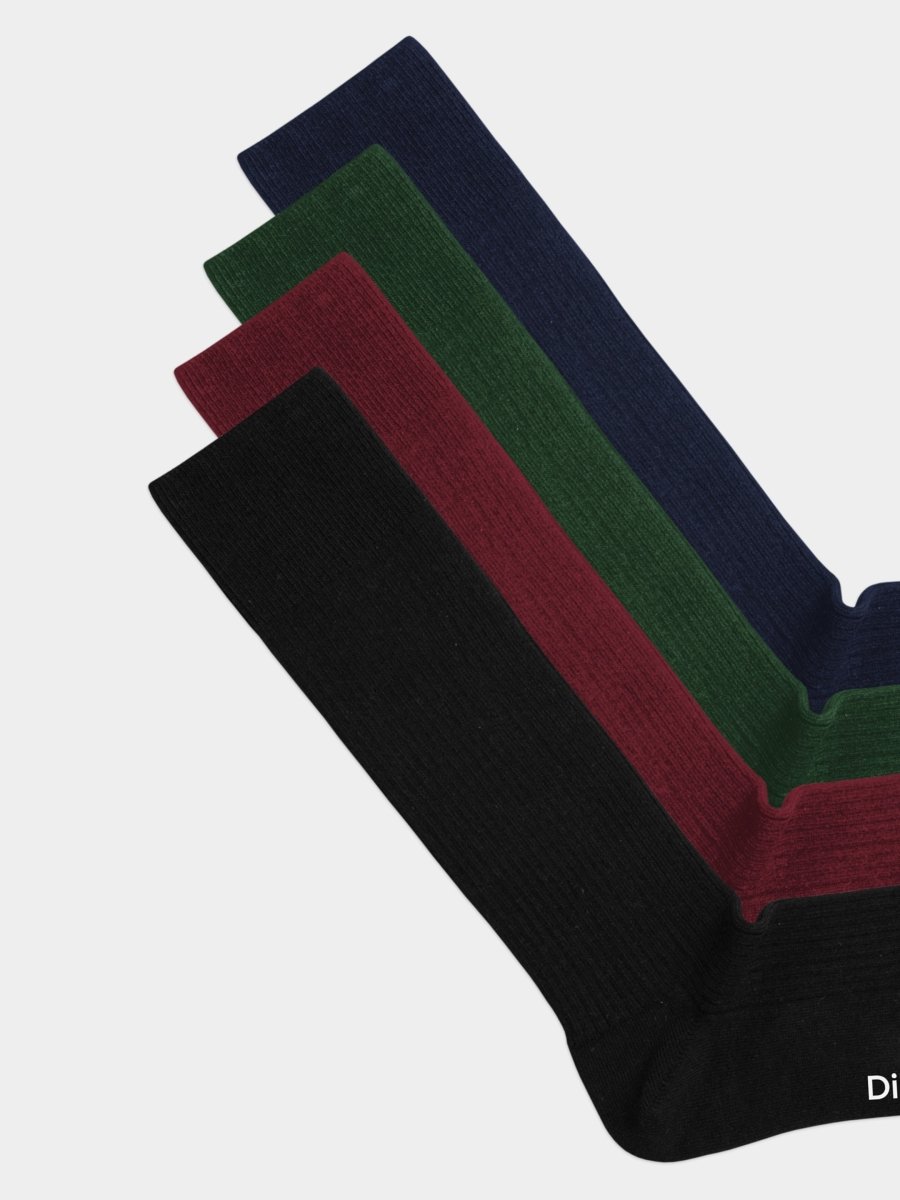 Ribbed Dark Color (4er Pack)