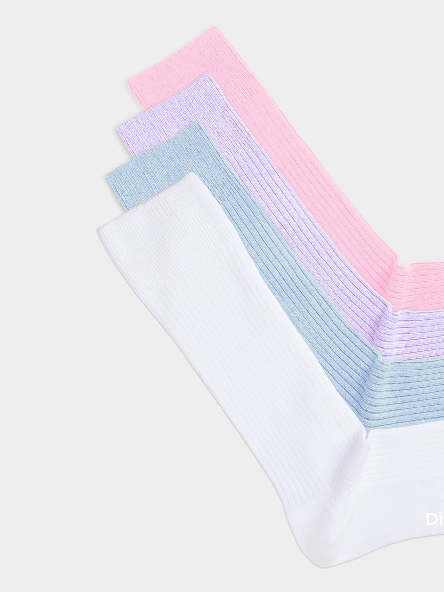 Ribbed Pastel Dreams (4er Pack)