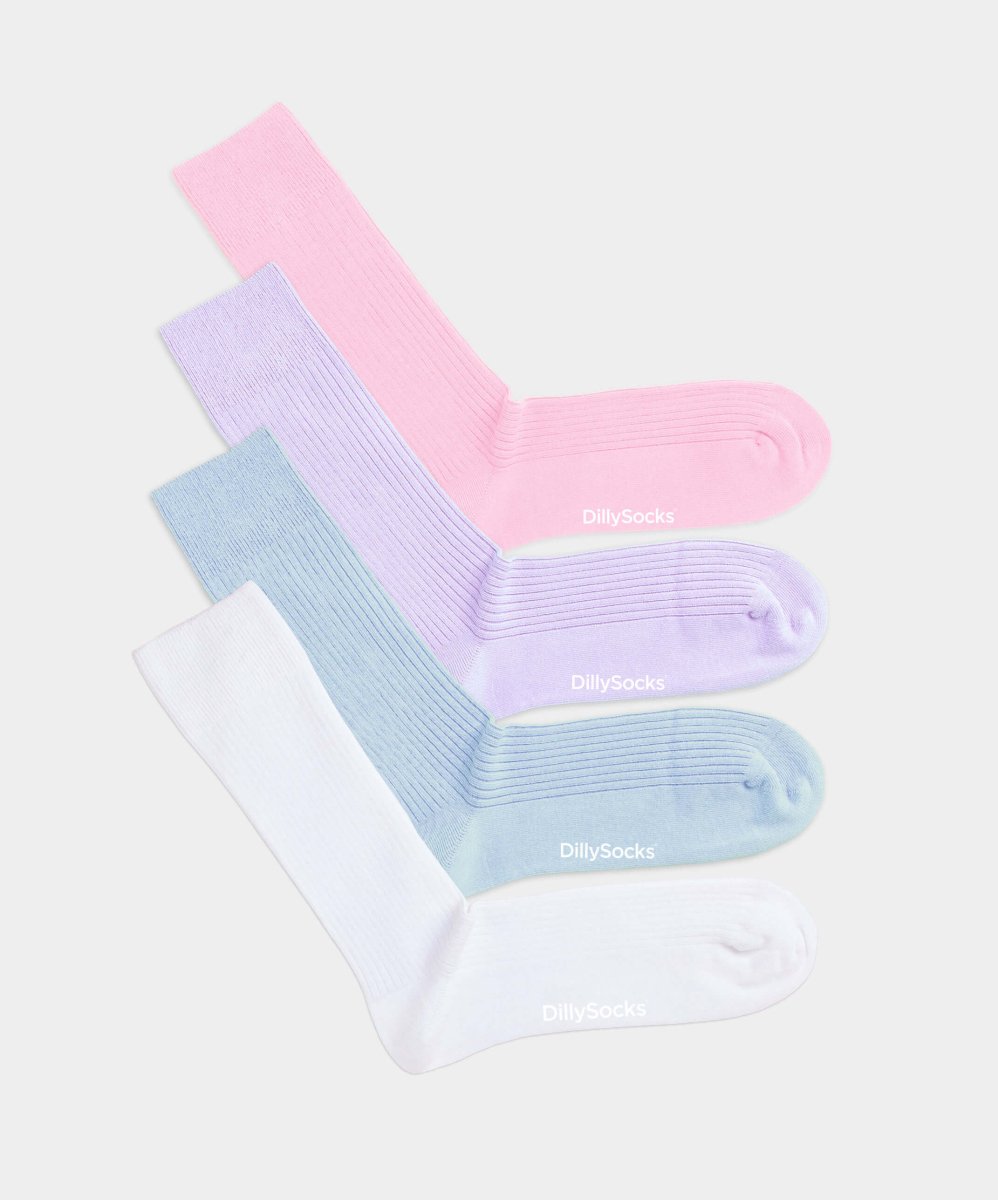Ribbed Pastel Dreams (4-pack)