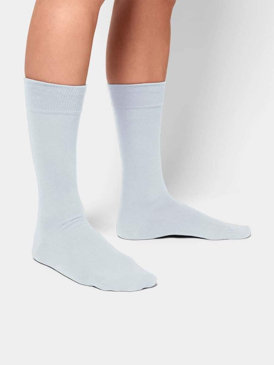 Socken - Sets Smooth Baby Blue (3er Pack) von DillySocks
