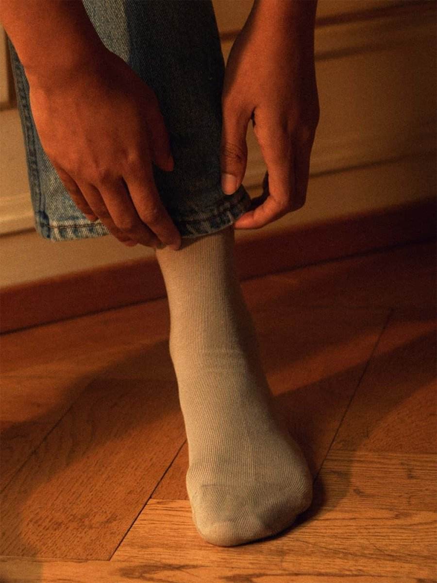 Socken - Sets Smooth Nude Sand (3er Pack) von DillySocks