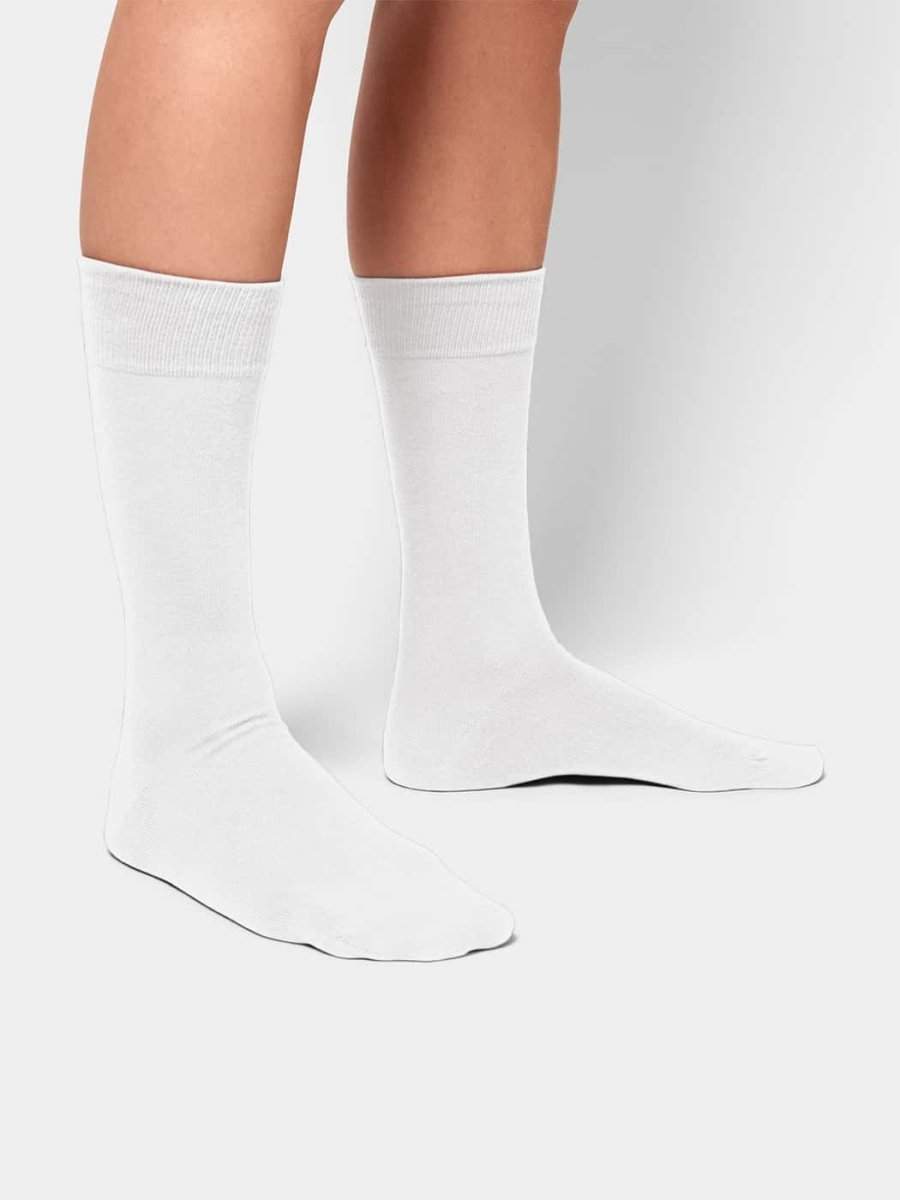 Socken - Sets Smooth Snow White (3er Pack) von DillySocks