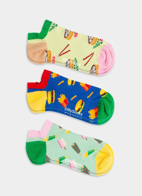 Socken Short Foodie Dreams (3er Pack) von DillySocks