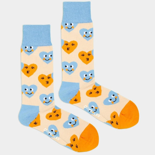 Socken Smiling Hearts von DillySocks