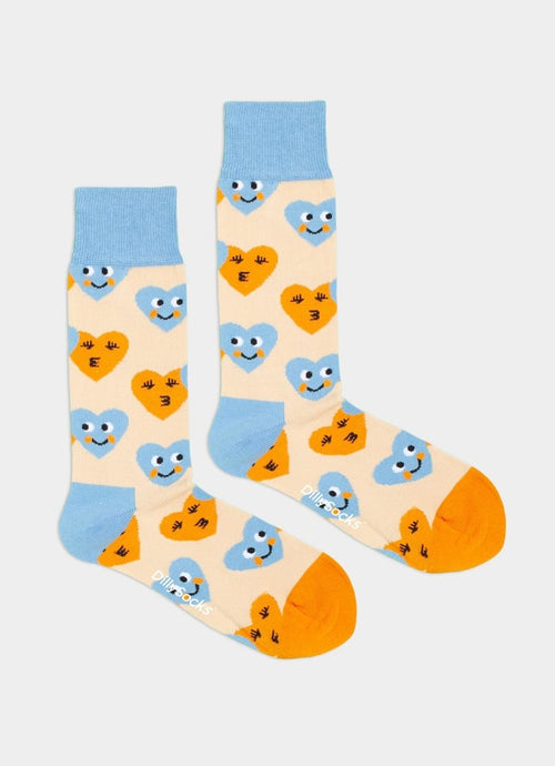 Socken Smiling Hearts von DillySocks