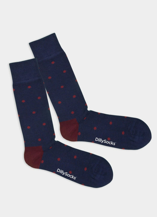 Socken Sparse Red Dots von DillySocks