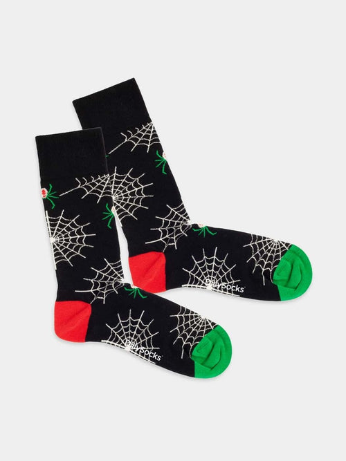 dilly socks Notre Chaussettes: Spider Invasion