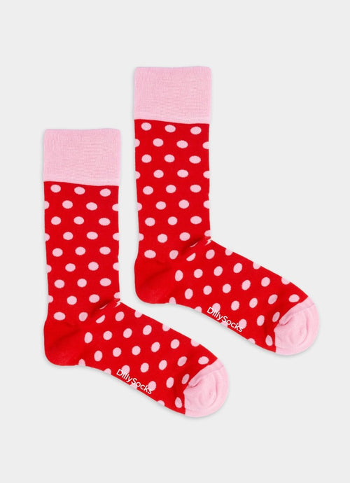 Socken Strawberry Dots von DillySocks