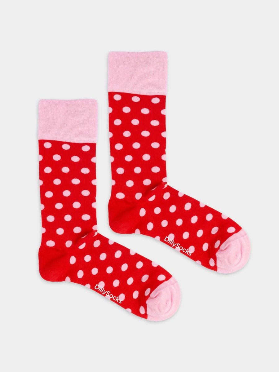 Socken Strawberry Dots von DillySocks