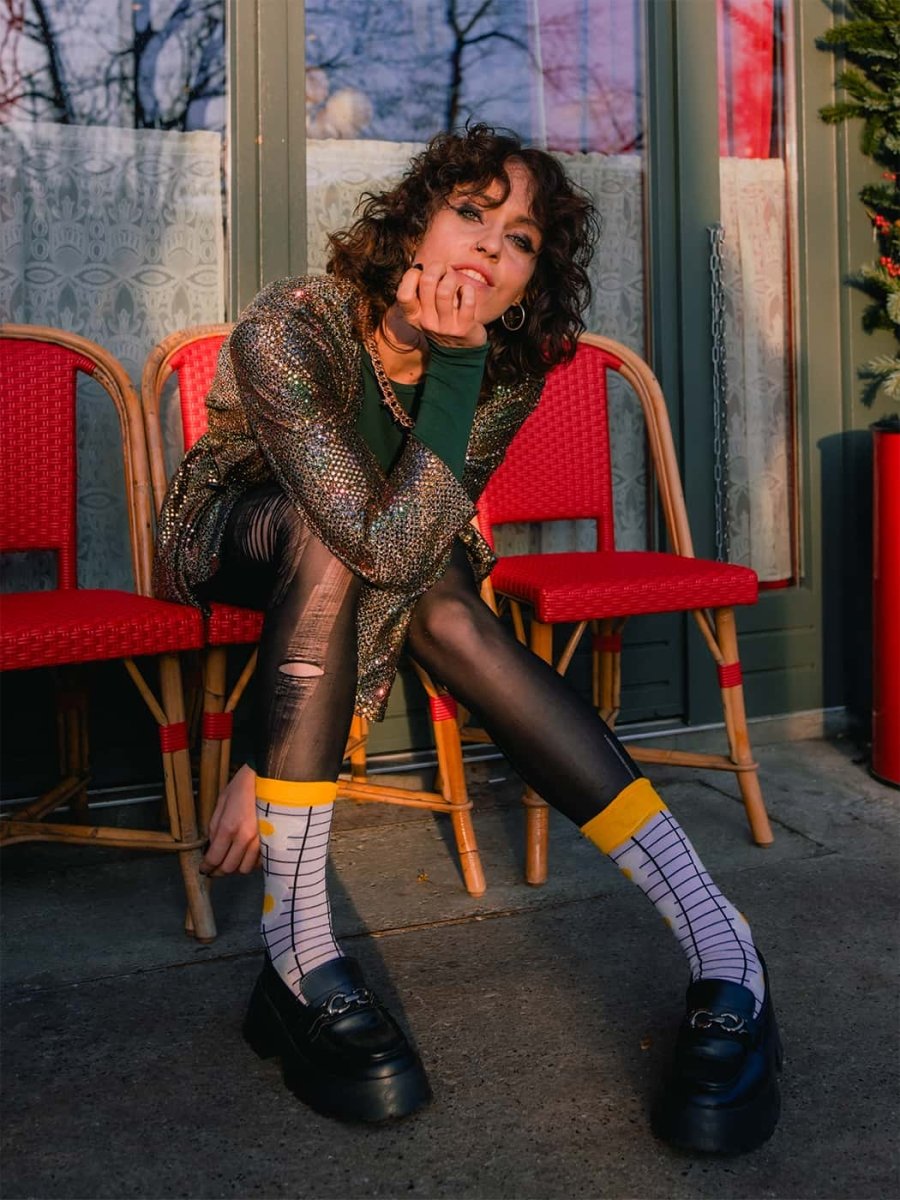 Socken Sunny Side Up von DillySocks