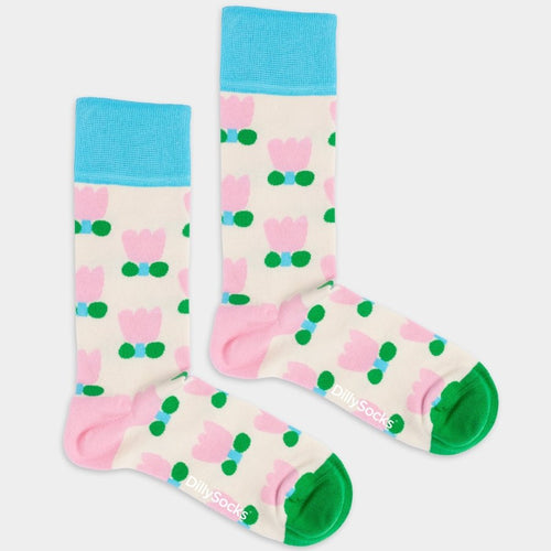 Socken Tiny Tulips von DillySocks