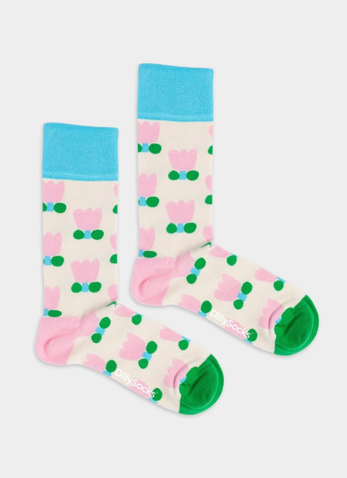 Socken Tiny Tulips von DillySocks