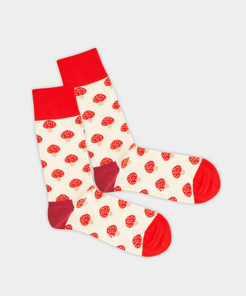 dilly socks Notre chaussettes: Toxic Sand Shrooms