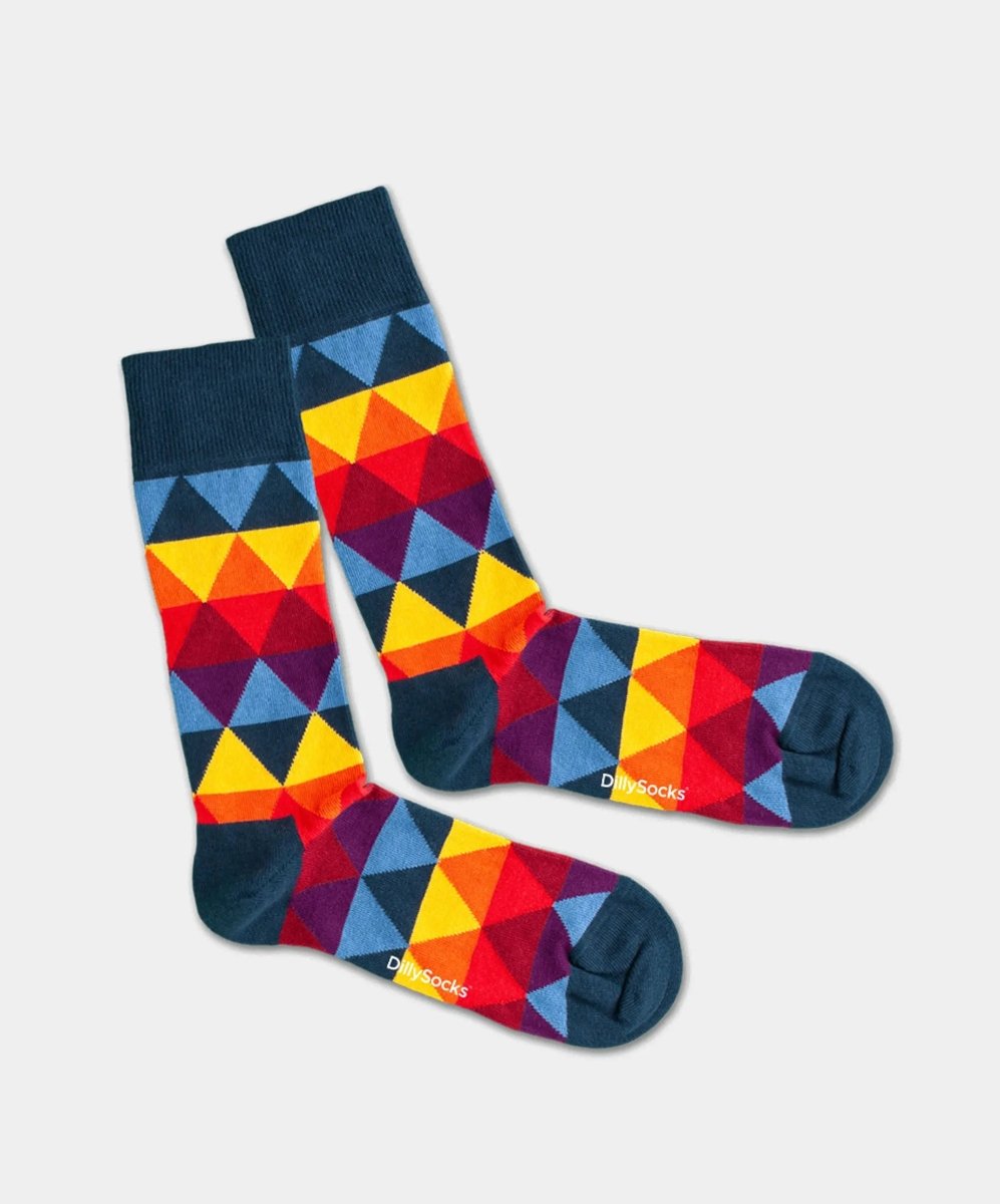 Socken Triangle Party von DillySocks