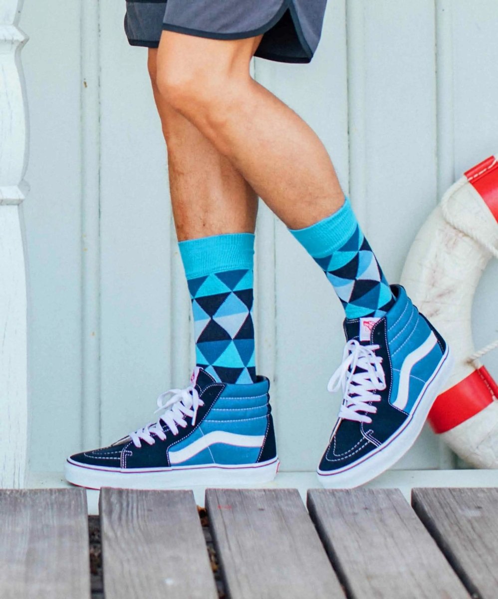 Socken Triangle Sea von DillySocks