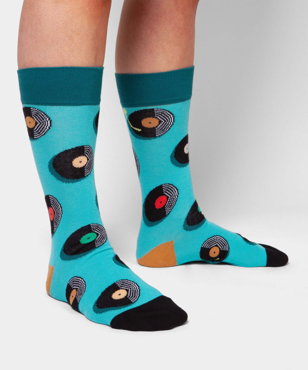 Socken Vinyl Record von DillySocks
