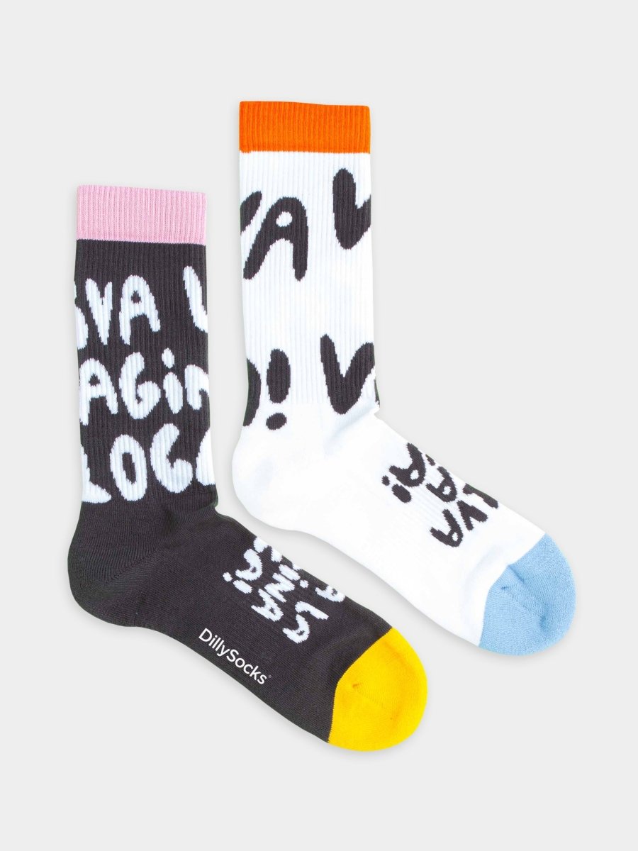 Socken Vulva la Viva von DillySocks