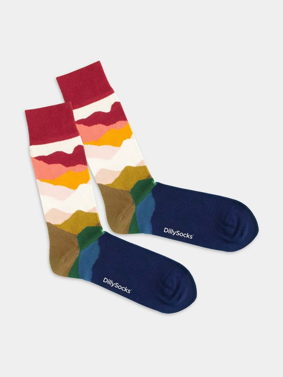 Socken Wanderlust von DillySocks