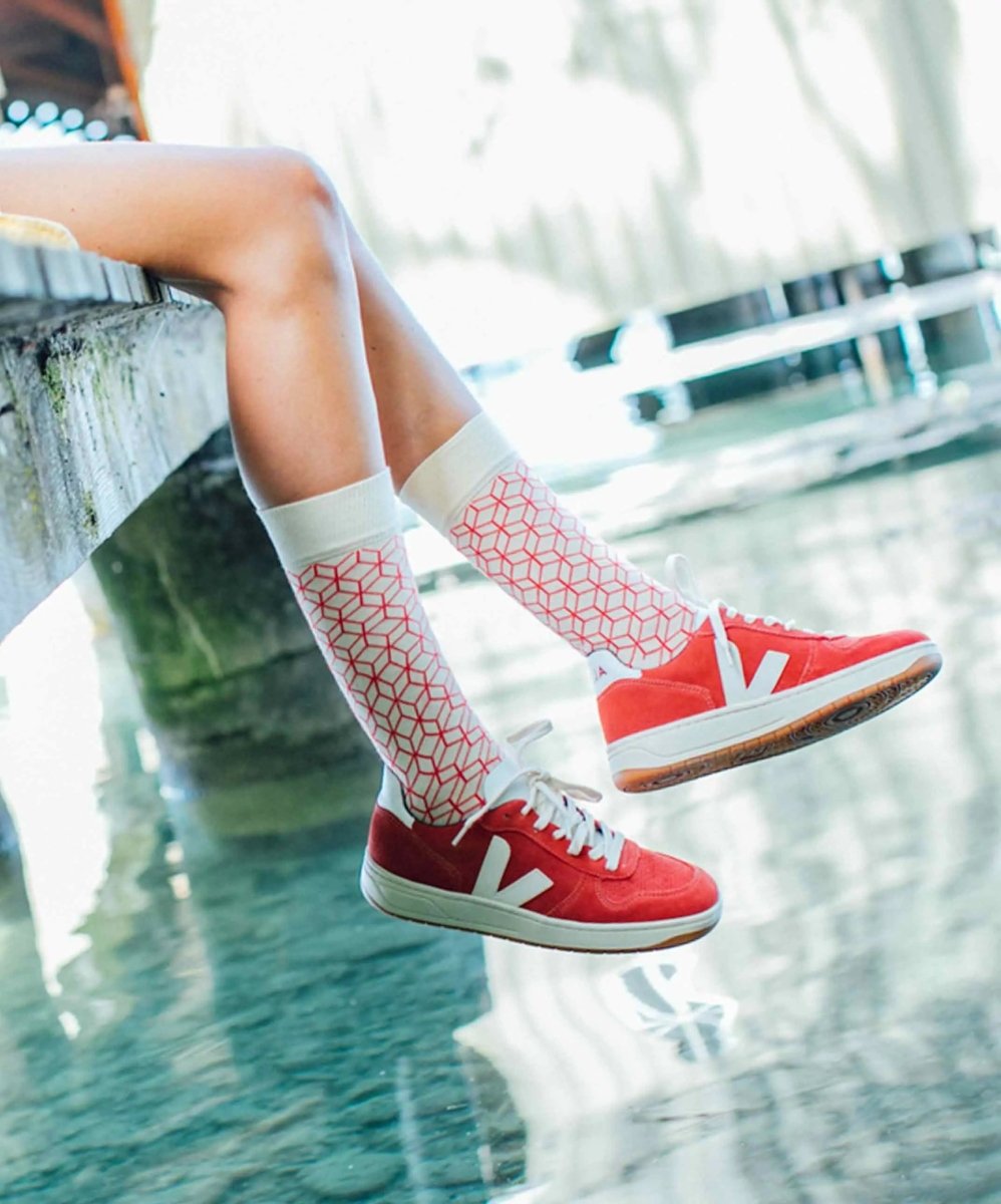 Socken White Lining von DillySocks