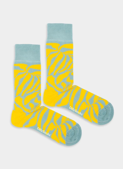 Socken Yellow Whispers von DillySocks