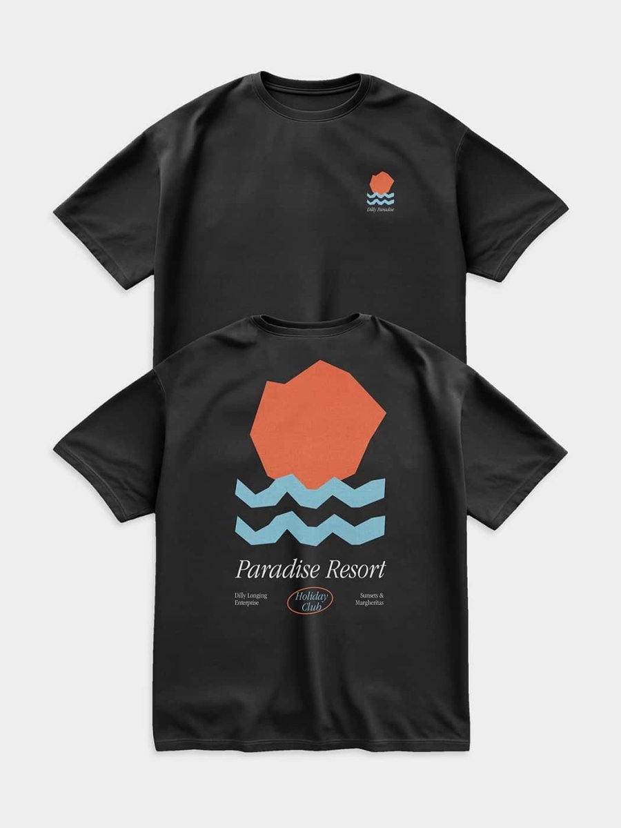 T-Shirts Paradise Resort von DillySocks