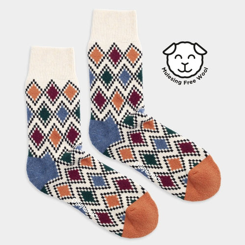 Wollsocken Extra Cozy Paul von DillySocks
